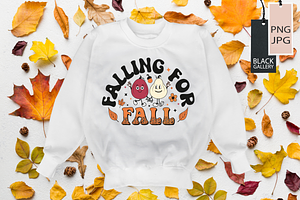 Falling For Fall PNG Sublimation