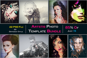 Artstic Photo Template Bundle