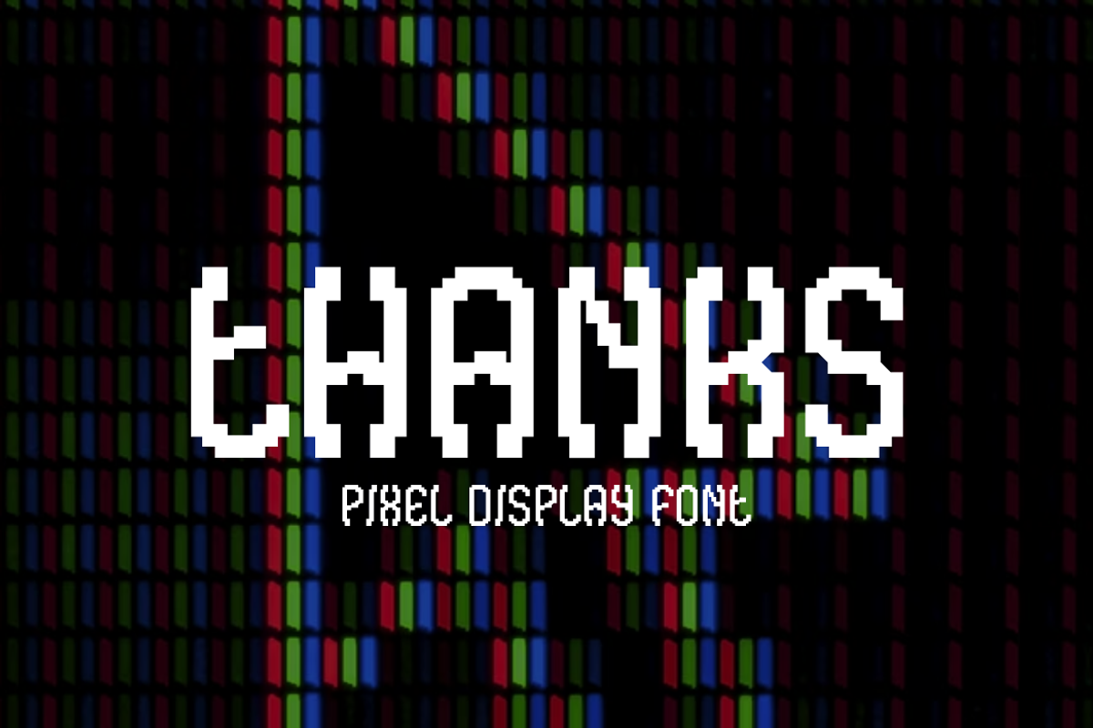Chakord Pixel Font, a Sans Serif Font by Iqsiart Studio (Photo 8 of 8)