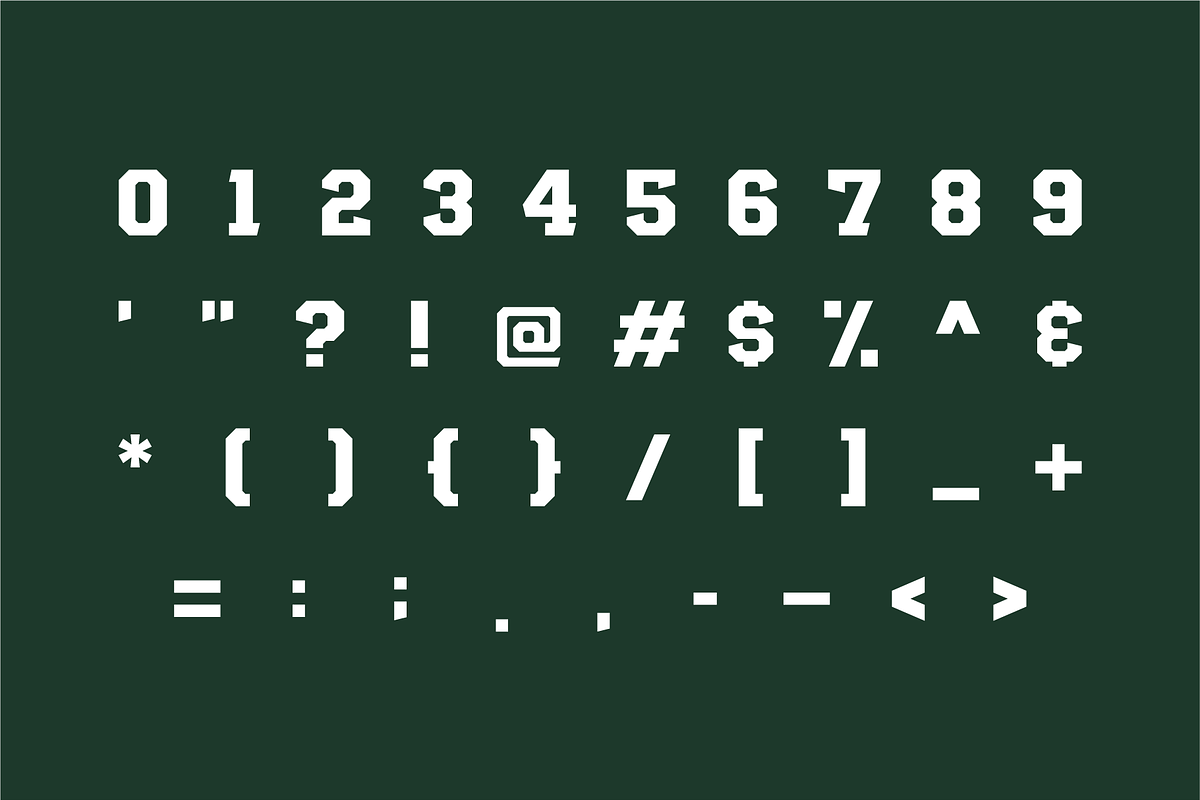 Colossal Sports Font Bundle, a Serif Font by Studio One Four (Photo 19 of 31)
