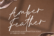 Amber Feather, a Script Font by MJB Letters (Thumbnail 11 of 11)