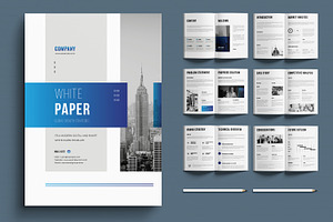 White Paper Design, a Brochure Template by MightyDesign