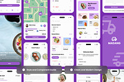Madang – Organic Meals App UI Design, an App Template by twinstd (Thumbnail 3 of 5)
