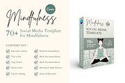 Mindfulness Bundle Canva Template, a Social Media Template by Kawalan Studio (Thumbnail 1 of 8)
