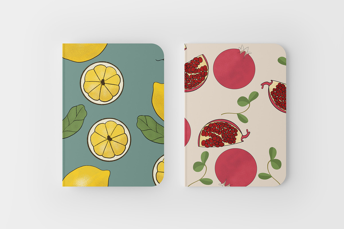 Fruits seamless patterns, a Pattern Graphic by Le.nart (Photo 3 of 6)