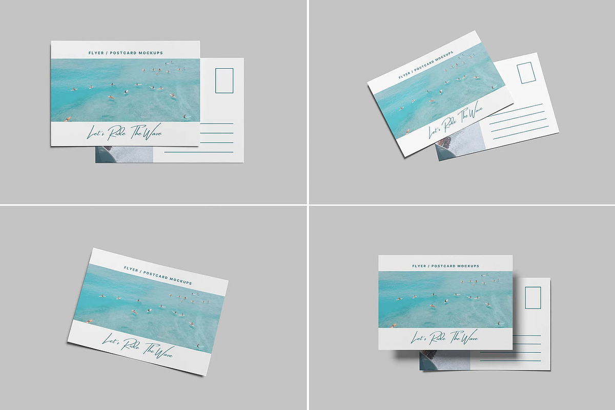 Flyer / Postcard Mockups, an Advertising Mockup by Se٧enStudio (Photo 4 of 5)
