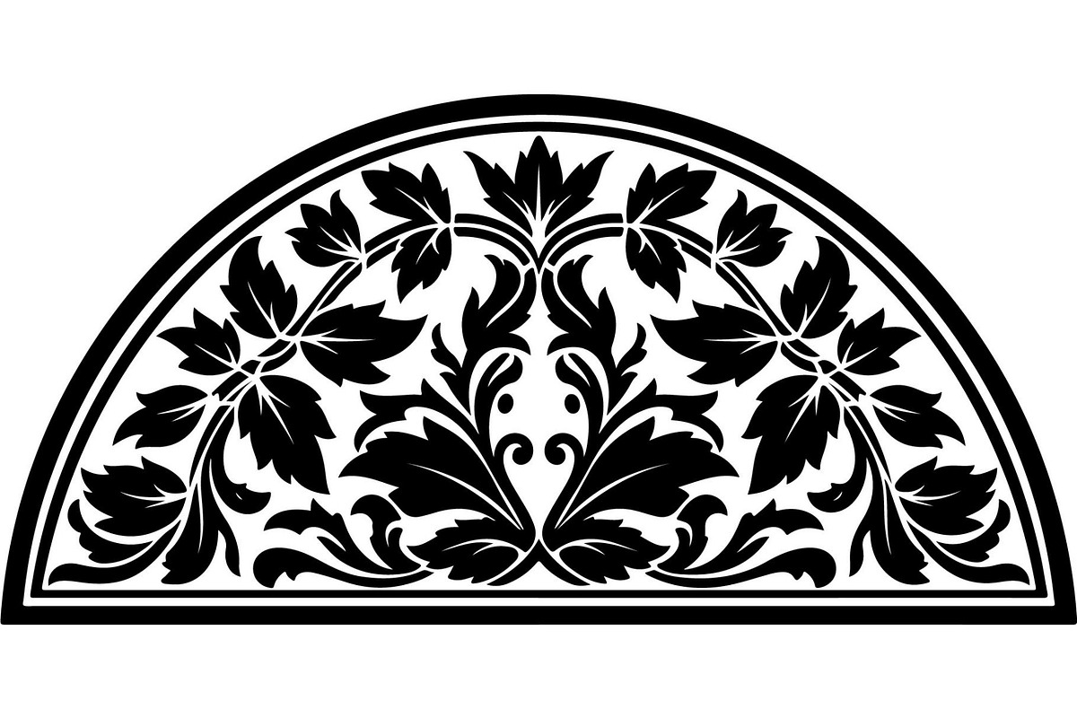 Decorative Arch Window Vector Set, a Decorative Illustration by Designer_Momina (Photo 7 of 21)