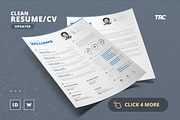 Clean Resume/Cv Template Volume 5, a Resume Template by TheResumeCreator (Thumbnail 2 of 6)