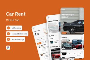 Poppa - Car Rent App, an App Template by twinstd