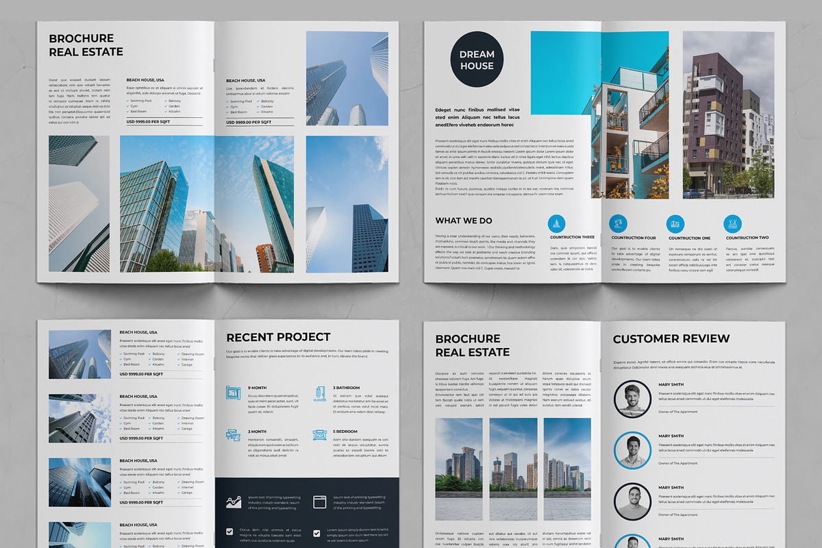 Real Estate Brochure Template, a Brochure Template by ContestDesign (Photo 3 of 3)