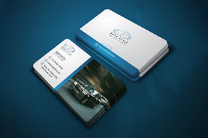 Corporate Business Card Template, a Business Card Template by Zans Graphic