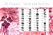 Floral Procreate Stamp Brushes 9, a Brushes & More by DeloresArt (Thumbnail 2 of 8)