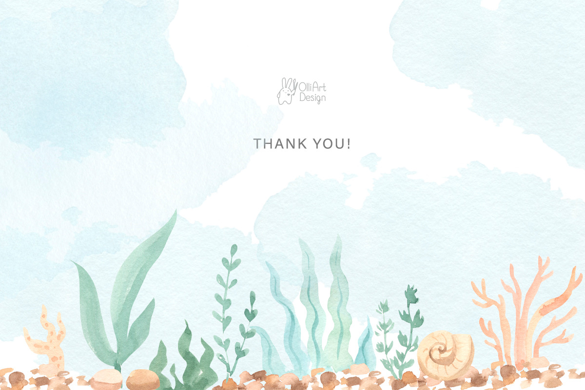 MERMAIDS clipart. Watercolor, an Illustration by OlliArtDesign (Photo 6 of 6)