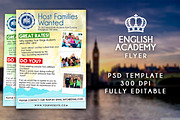 English Academy Flyer, a Flyer Template by Graphicfy Templates (Thumbnail 1 of 3)