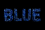 Sparkling Blue Alphabet Letters Png, an Illustration by tahananeart (Thumbnail 1 of 3)