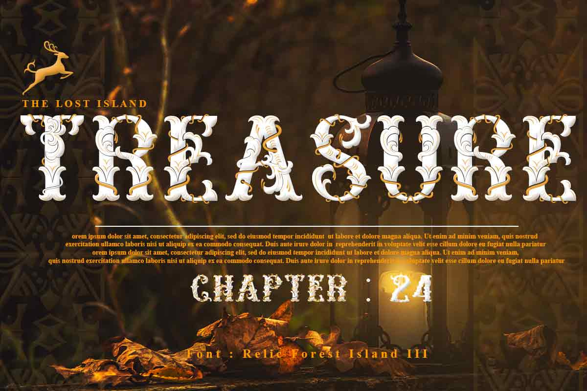Relic forest island III,, a Slab Serif Font by Bramcreative (Photo 3 of 10)