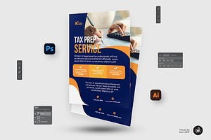 Tax & Consulting Flyer Template