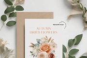 Terracotta Floral Pampas Clipart, an Illustration by Sunflower Day Love (Thumbnail 3 of 4)