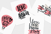 Handwritten love quotes set, a Decorative Illustration by Good Studio (Thumbnail 8 of 9)