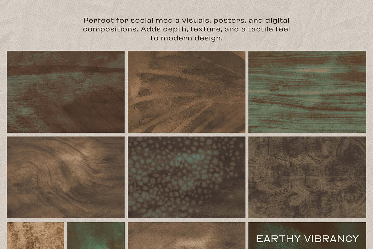 Earthy Vibrancy Textured Backgrounds, a Background Graphic by DigARTbyHavroshka (Photo 6 of 12)