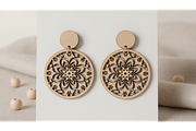 Flower Earrings Vector Set, a Graphic by hafijul (Thumbnail 10 of 11)