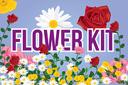 Flower Kit, a Brush Add-On by Industrial Artworks (Thumbnail 1 of 5)