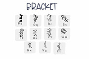 Bracket| Symbols Fonts, a Symbol Font by Sirinart (Thumbnail 3 of 6)