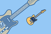 Telecaster Cartoon, an Illustration by garistipis (Thumbnail 1 of 2)