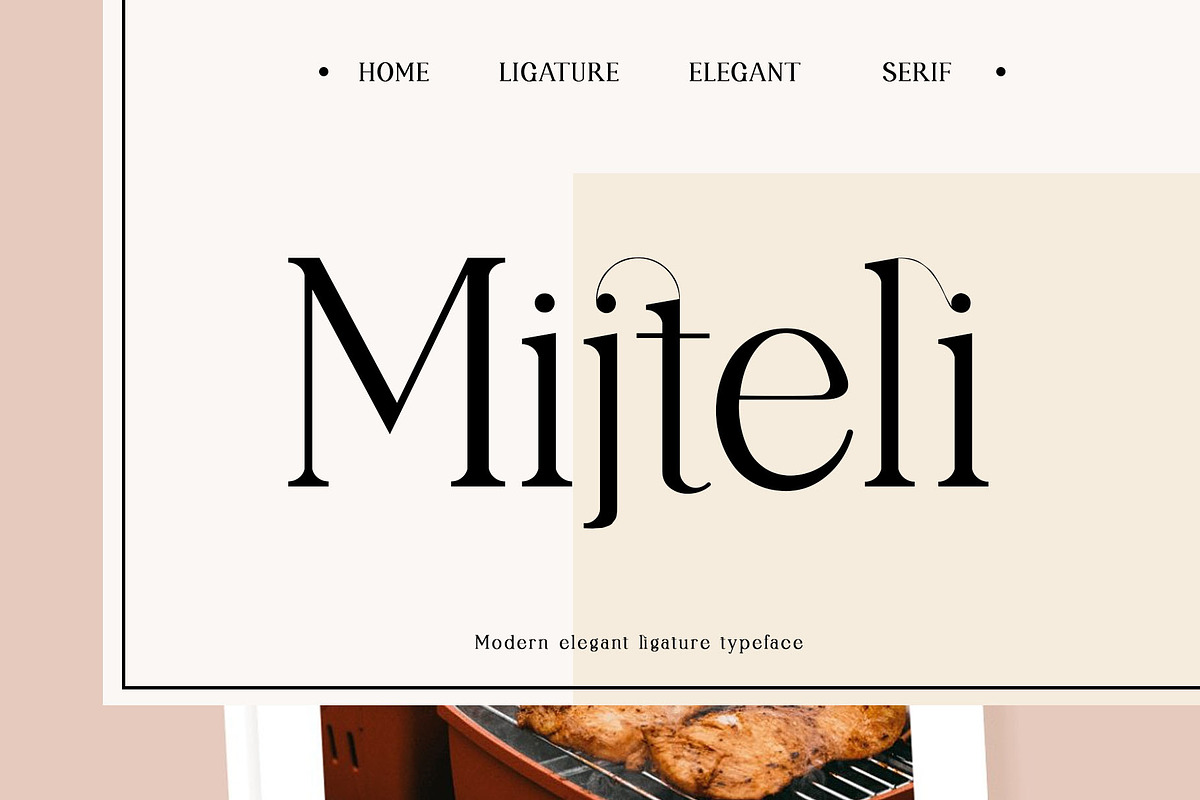 Hottman Ligature Serif Typeface, a Serif Font by Humaira_std (Photo 3 of 10)