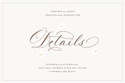 La Rumba - Modern Calligraphy Font, a Font by Blessed Print (Thumbnail 3 of 20)