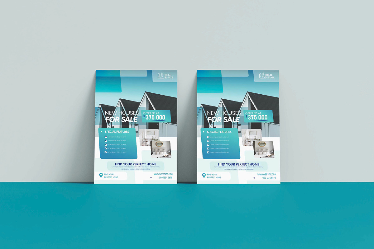 New house for sale flyer, a Flyer Template by Workhu (Photo 4 of 4)