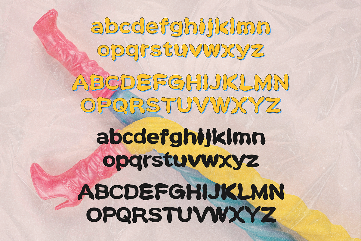 Wobble Mix - Quirky Color Font, a Handwritten Font by Anastasiia VNSK (Photo 11 of 12)