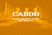 Caddo Hand Drawn Font, a Sans Serif Font by nickqtx (Thumbnail 1 of 4)