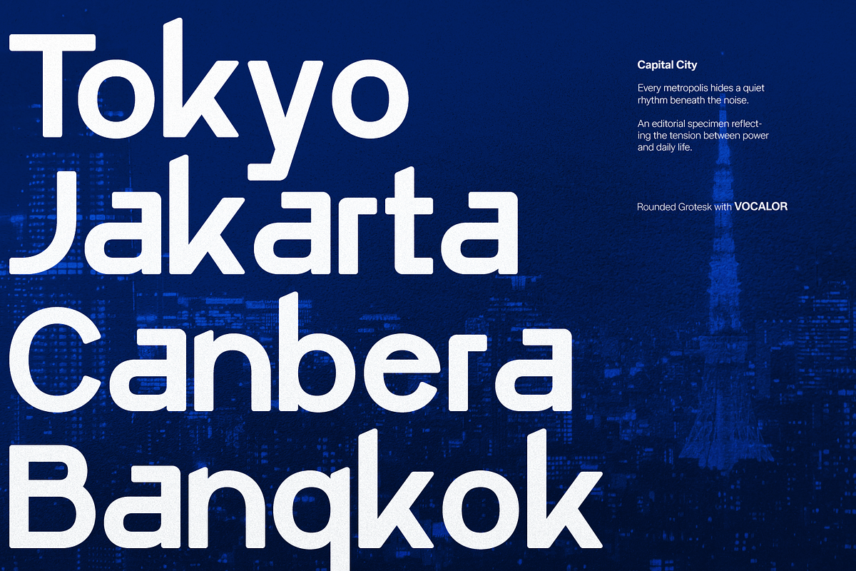 Vocalor | Rounded Grotesk, a Sans Serif Font by gracetype_studio (Photo 2 of 11)