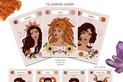 ZODIAC women and flowers collection, an Object Illustration by EasyArt (Thumbnail 4 of 11)