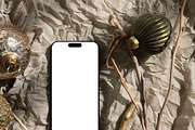 Xmas Device Mockup Phone ch4, an iPhone Mockup by PawMockups (Thumbnail 3 of 10)