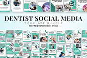 Dental Social Media Template Bundle, a Presentation Template by Snapybiz (Thumbnail 1 of 9)