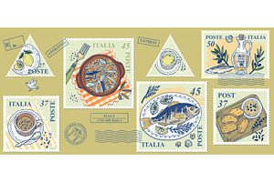 Italian seafood and Mediterranean
