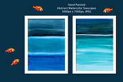 To the Beach, watercolor seascapes, a Wallpaper Graphic by Marmoris.Arts (Thumbnail 3 of 12)