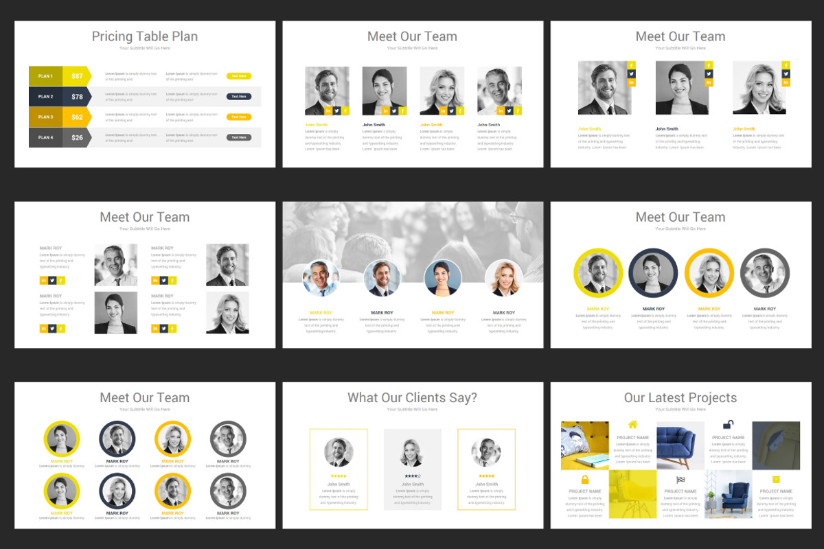Simple PowerPoint Template, a Presentation Template by SlideArt (Photo 7 of 15)