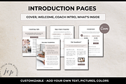 Coaching Welcome Packet Template, a Brochure Template by Julia On Purpose (Thumbnail 5 of 10)
