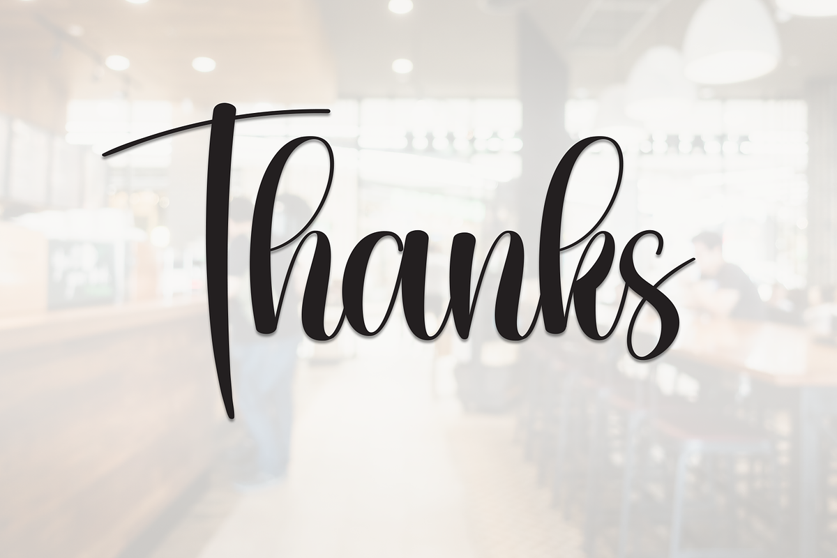Restaurant | Script Font, a Handwritten Font by Scratchones (Photo 8 of 8)
