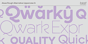 Akwa Rough, a Sans Serif Font by HeadFirst (Thumbnail 17 of 17)