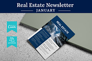 January Real Estate Newsletter, a Stationery Template by SmmrDesign (Thumbnail 1 of 8)