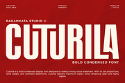 Cuturila – Bold Condensed Sans, a Sans Serif Font by RagamKata (Thumbnail 1 of 10)