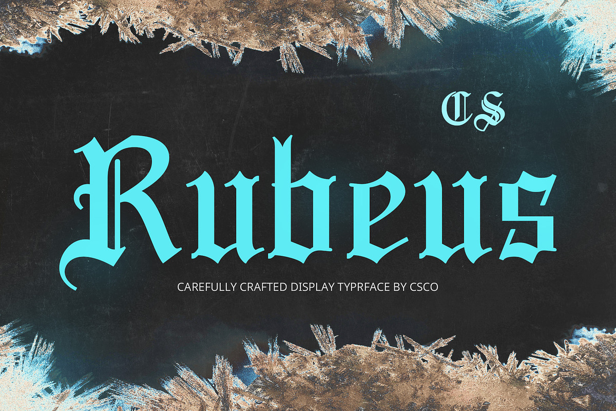 CS Rubeus – Old English Font, a Blackletter Font by Craft Supply Co. (Photo 1 of 8)