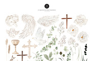 Watercolor Clipart - Holy BAPTISM, a Decorative Illustration by Beigetime (Thumbnail 2 of 14)