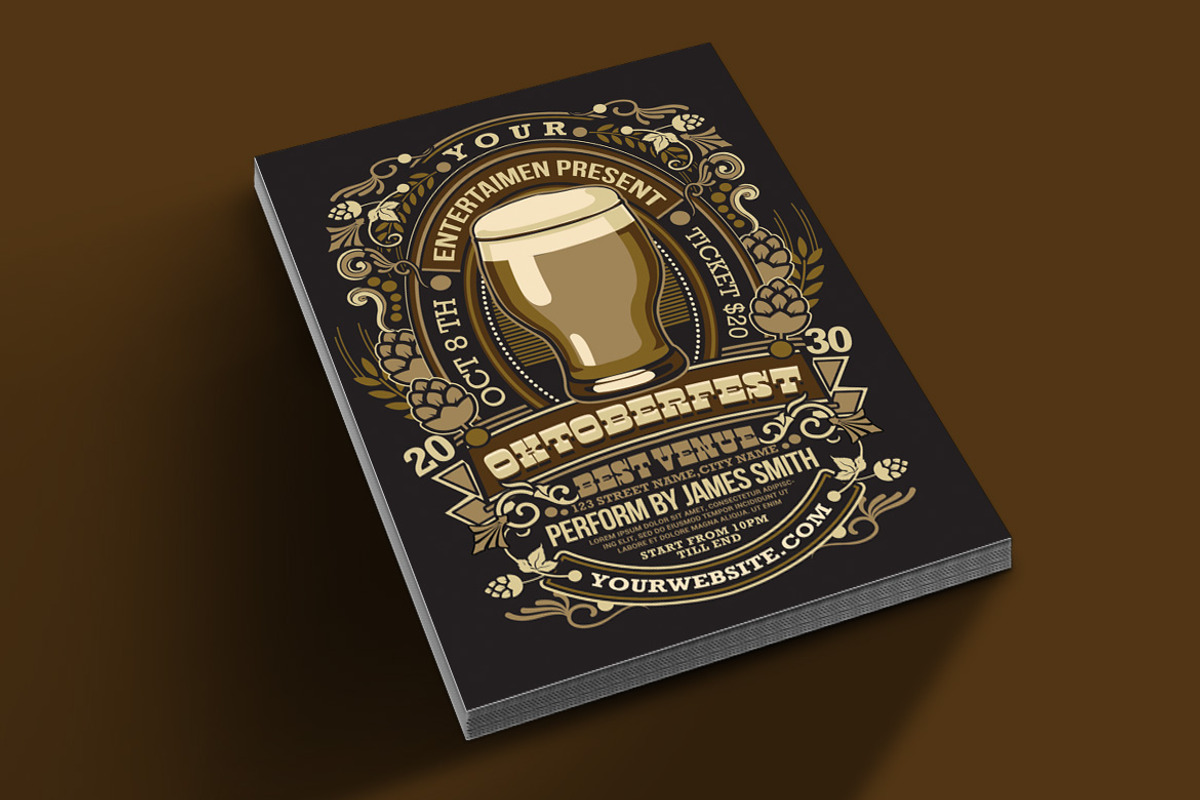 Oktoberfest Flyer, a Flyer Template by Muhamad Iqbal hidayat (Photo 2 of 4)