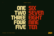 Strippy - Bold Futuristic Fonts, a Sans Serif Font by Ian Irwanwismoyo (Thumbnail 10 of 13)