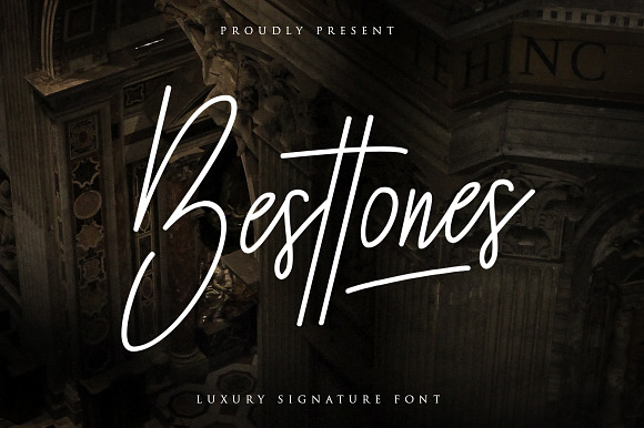 Besttones Signature Font preview 8